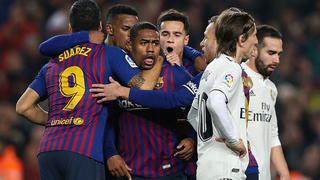 ¡De infarto! Real Madrid igualó 1-1 contra Barcelona en el 'Clásico' español por 'semis' de Copa del Rey