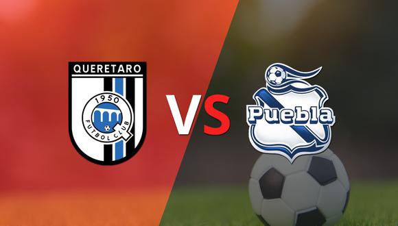 Termina el primer tiempo con una victoria para Querétaro vs Puebla por 1-0