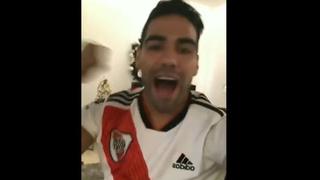 Como un hincha más: así celebró Falcao el título de River de la Copa Libertadores [VIDEO]