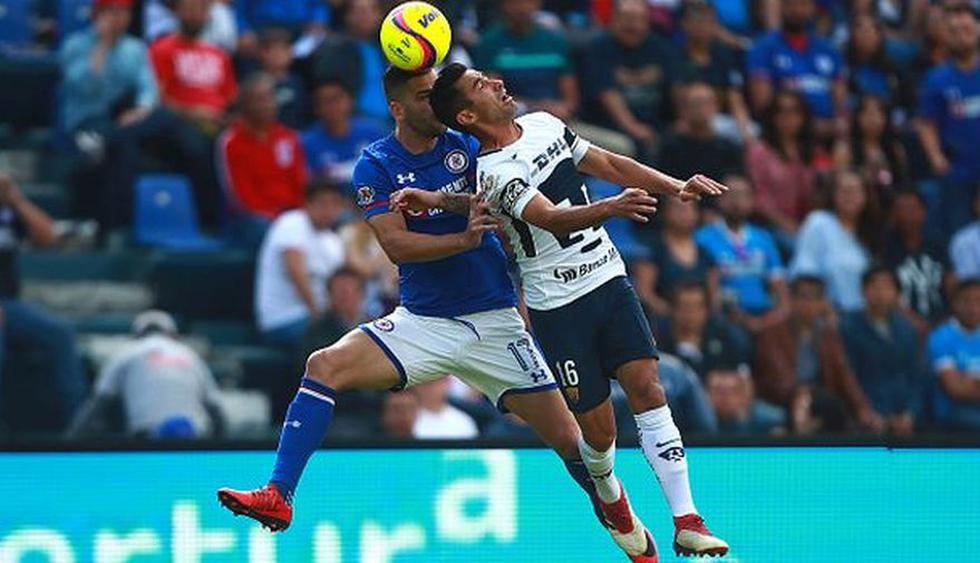 Cruz Azul rescató un empate sobre la hora ante Pumas. (Getty Images)
