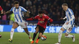 Manchester United venció 2-0 al Huddersfield Town y clasificó a los cuartos de final de FA Cup