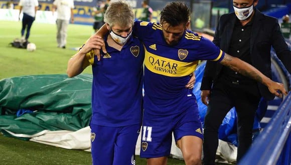 Eduardo 'Toto' Salvio se rompió los ligamentos de la rodilla izquierda. (Foto: Boca Juniors)