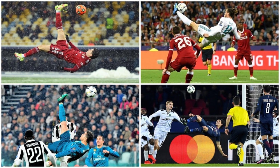 Los últimos goles de 'chalaca' en la Champions League. (Fotos: Agencias)