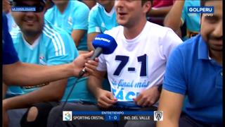 En plena ‘Tarde Celeste’: hincha recordó el 7-1 sobre Alianza Lima con un polo [VIDEO]