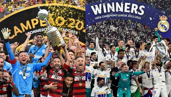 Flamengo y Real Madrid serán parte del próximo Mundial de Clubes. (Foto: composición AFP)
