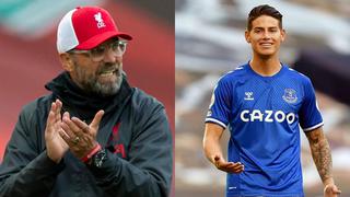 “De primera clase”: así define Klopp a James Rodríguez en la previa del derbi de Merseyside