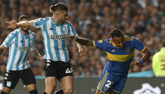 Boca y Racing empataron sin goles en partido por la Liga Argentina. (Foto: AFP)
