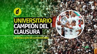 La reacción del hincha de Universitario tras consagrarse campeón del Torneo Clausura 2023