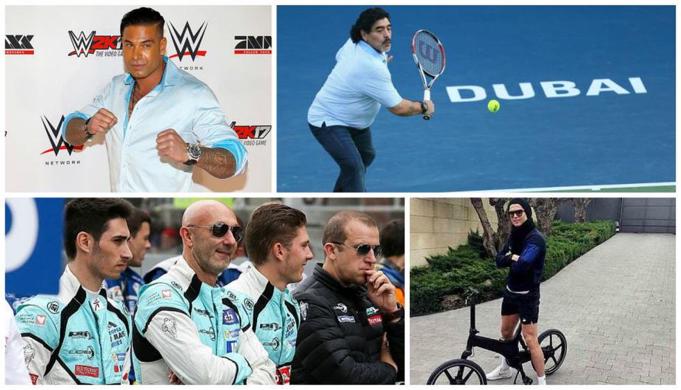 Como Maradona y el tenis: futbolistas que disfrutan de otros deportes.