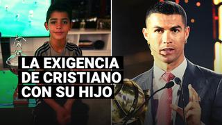 La crítica que Cristiano Ronaldo le hizo a Cristiano Jr. respecto a su alimentación