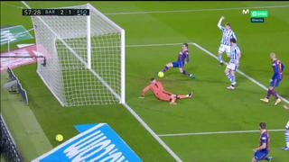 Para no creerlo: el terrible fallo de Antoine Griezmann que pudo ser el 3-1 del Barcelona ante Real Sociedad [VIDEO]