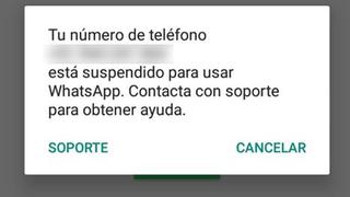 WhatsApp: qué significa y por qué aparece el mensaje “tu número de teléfono está suspendido”