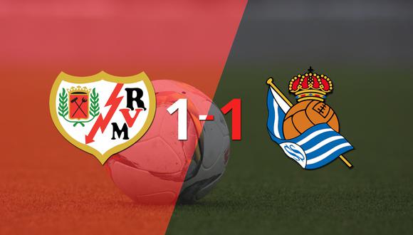 Reparto de puntos en el empate a uno entre Rayo Vallecano y Real Sociedad