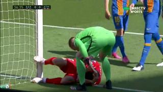 Tras reclamar un penal: Suárez desató furia de Ter Stegen en el Barcelona vs. Atlético de Madrid [VIDEO]