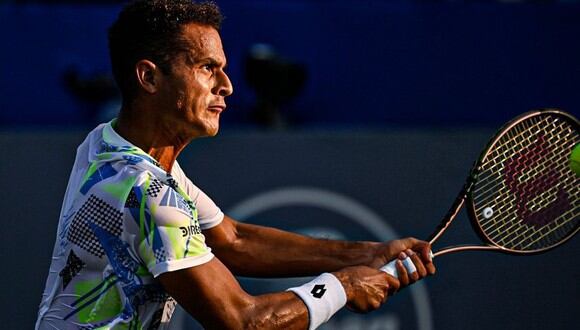 Juan Pablo Varillas está en la segunda ronda del US Open. (Foto: AFP)