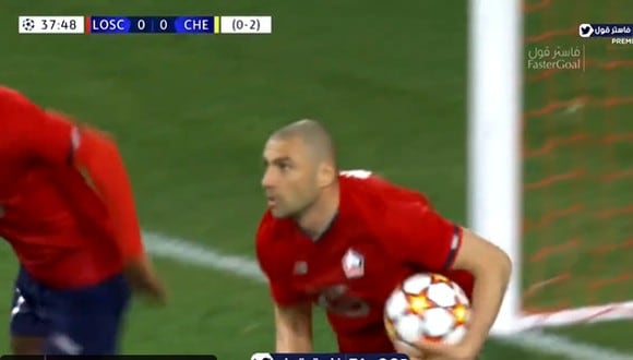 Yilmaz marcó el 1-0 del Lille ante el Chelsea por la Champions League.