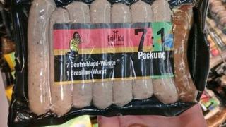 Creatividad pura: las salchichas que conmemoran el 7-1 de Alemania a Brasil