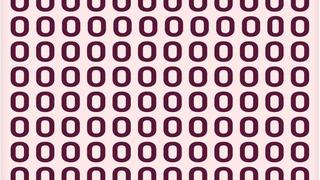Desafío visual: ¿Puedes detectar el cero oculto escondido entra las letras ‘O’ en 11 segundos?