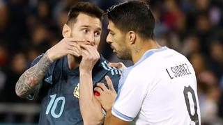 El “baila ahora” suma seguidores: Suárez se alía con Messi y también se burla de Mina