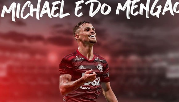 Michael Richard Delgado de Oliveira ya estampó su firma con el Flamengo. (Foto: CRF)