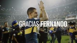 "Gracias Fernando": la emotiva despedida de Boca Juniors a Fernando Gago que es viral [VIDEO]