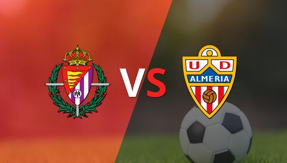 Valladolid y Almería se mantienen sin goles al finalizar el primer tiempo