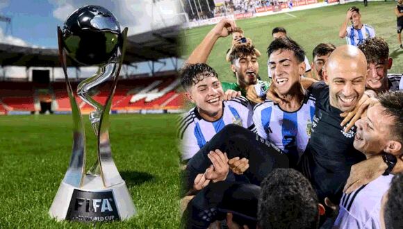 Argentina será sede del Mundial Sub 20 y se clasifica automáticamente. (Foto: Composición)
