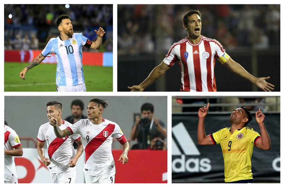 Los goleadores históricos de las selecciones de Sudamérica.