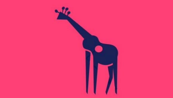 En esta imagen hay una jirafa y una guitarra. ¿Qué ves primero? (Foto: MDZ Online / Pinterest)