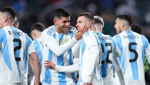 Argentina superó a El Salvador y se pone a punto para la próxima edición de la Copa América. (Foto: AFP)