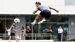 De volea y con el taco: el golazo de Sergio Ramos en el entrenamiento del Real Madrid [VIDEO]