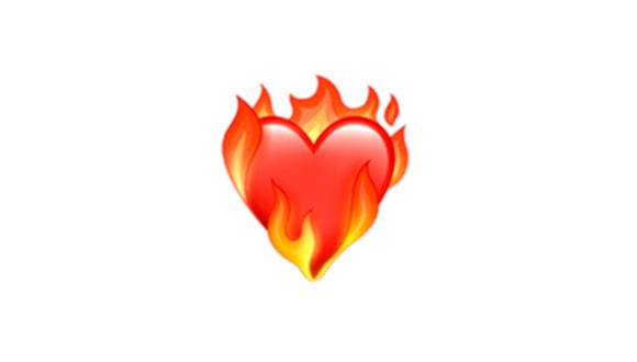 ¿Sabes realmente lo que significa el emoji del corazón en llamas en WhatsApp? Aquí te lo contamos. (Foto: Emojipedia)
