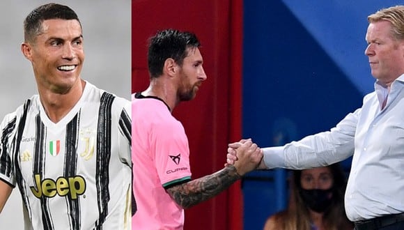 Koeman tuvo que comparar a Messi y a Cristiano. (Foto: Agencias)
