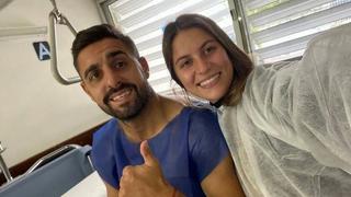 A iniciar la recuperación: esposa de Luis Urruti dio detalles sobre la operación del jugador de la ‘U’