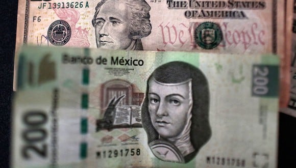 El tipo de cambio en México a la baja en las primeras horas de este martes. (Foto: AFP)
