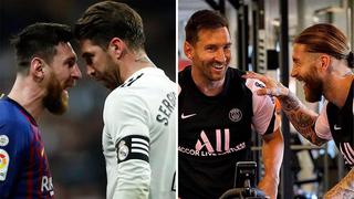 “Fue raro”: Lionel Messi se refirió a su relación con Sergio Ramos en el PSG