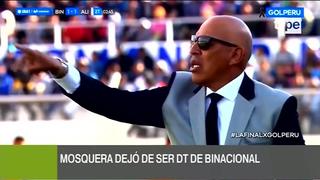 Roberto Mosquera dejó de ser técnico de Deportivo Binacional