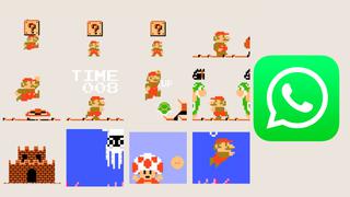 WhatsApp: los mejores stickers animados por el día de Mario Bros