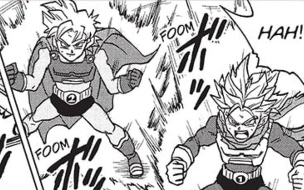 The Dragon Ball Super manga brings back Trunks and Goten.  Photo: Manga Plus