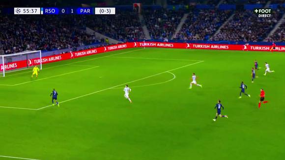 Gol de Mbappé en el 2-0 de PSG vs. Real Sociedad por Champions League. (Video: Foot Direct)