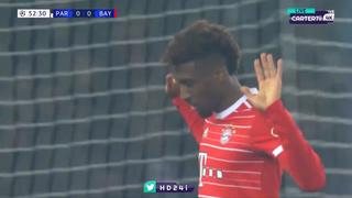¡Definición exquisita! Gol de Coman para el 1-0 de Bayern Múnich vs. PSG [VIDEO]