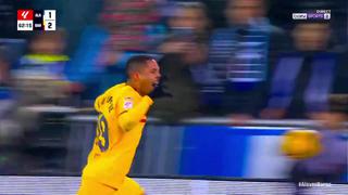 ¡Una alegría fugaz! Gol y roja de Vitor Roque para el 3-1 del Barcelona vs. Alavés