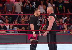 ¡No se aguantaron! Samoa Joe y Brock Lesnar se agarraron a golpes en RAW [VIDEO]