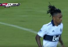 ¡Vaya golazo de Yordy Reyna! Delantero peruano inició la remontada del Vancouver Whitecaps ante Dallas en la MLS [VIDEO]