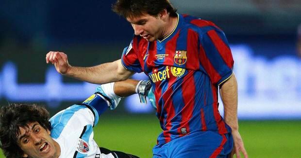 Messi gano el Mundial de Clubes del 2009.