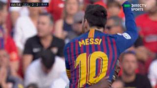 O'Rei Messi: Lionel y su genial definición para su doblete con Barcelona ante Sevilla [VIDEO]