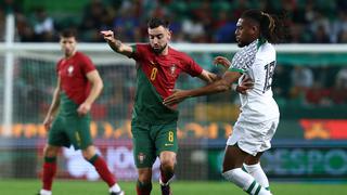 Listos para el Mundial: Portugal goleó 4-0 a Nigeria con doblete de Fernandes