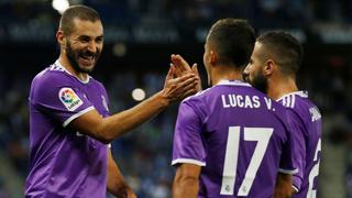 Con goles de James y Benzema, Real Madrid le ganó 2-0 de visita a Espanyol