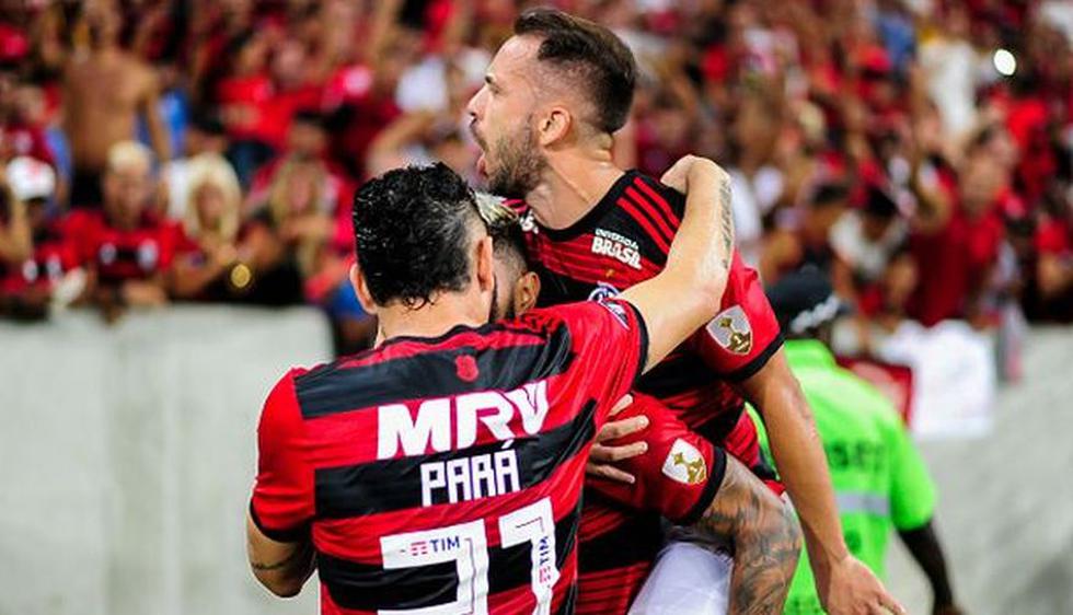 ¡Líder 'rojinegro'! Flamengo venció a Liga de Quito y manda en el Grupo D de la Copa Libertadores 2019. (Getty)