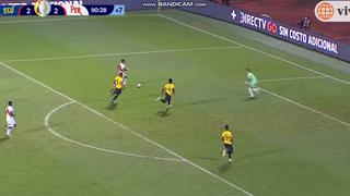 Tras gran pase de Ormeño: Yotún falló un mano a mano que pudo ser el 3-2 de Perú vs. Ecuador [VIDEO]